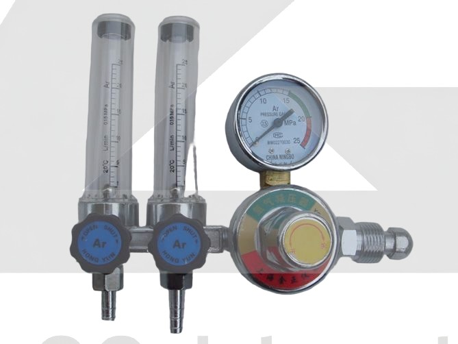 Argon Regulator with Twin Flowmeters